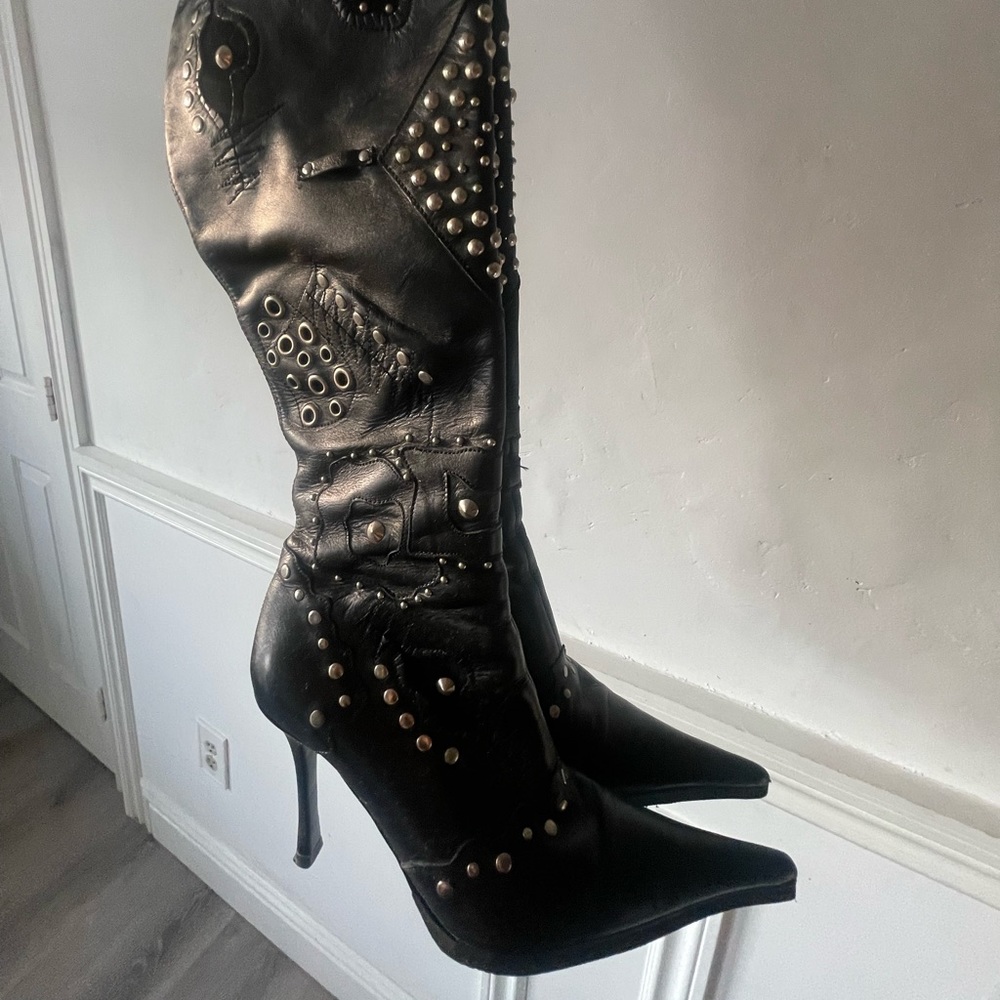Vintage El Dantes Thigh high leather boots